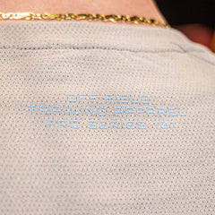 Diamond Tech Tee - Gray/Light Blue