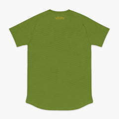 Diamond Tech Tee - Olive Green/Orange