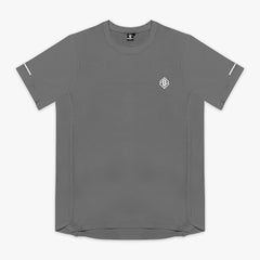 Diamond Tech Vented Youth Tee - Gray