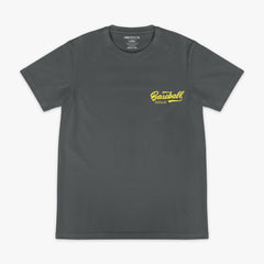 Established Tee - Charcoal/BL Yellow