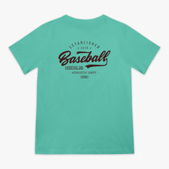 Established Tee - Mint/Brown
