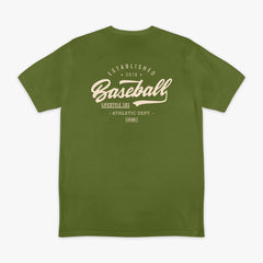 Established Tee - Green/Bone