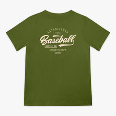 Established Youth Tee - Green/Bone