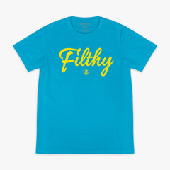 Filthy Tee - Blue/Yellow