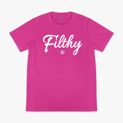 Filthy Tee - Pink/White