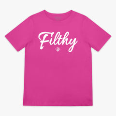 Filthy Youth Tee - Pink/White