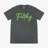 Filthy Tee - Charcoal/Green