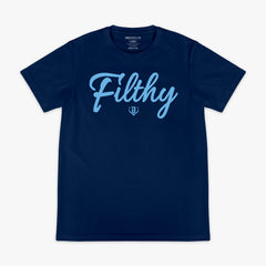 Filthy Tee - Navy/BL Blue