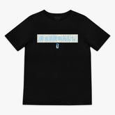 Paisley Youth Tee - Black/Bone/Light Blue
