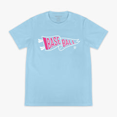 Pennant Tee - Cotton Candy Blue