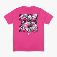 Smiley Slugger Tee - Pink