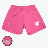 Pro Series Youth Shorts V2 With Liner - Pink Pinstripes