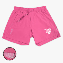 Pro Series Youth Shorts V2 With Liner - Pink Pinstripes