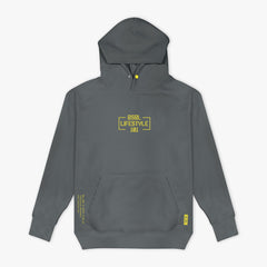 Off-Field Performance Youth Hoodie - Gray/Yellow