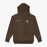 Off-Field Waffle Performance Youth Hoodie - Brown/Mint
