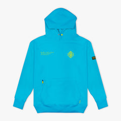 Off-Field Waffle Performance Youth Hoodie - Highlighter Blue
