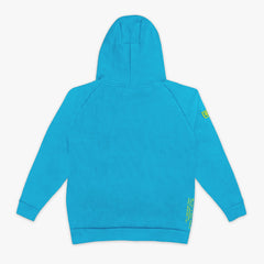 Diamond Tech Side Vented Youth Hoodie - Highlighter Blue
