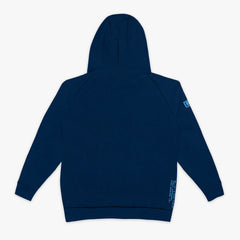 Diamond Tech Side Vented Youth Hoodie - Navy/Light Blue