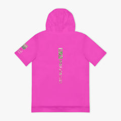 Realtree BSBL-SZN Short Sleeve Youth Hoodie V3 - Pink/Aspect-Pink
