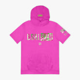 Realtree BSBL-SZN Short Sleeve Youth Hoodie V3 - Pink/Aspect-Pink