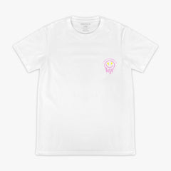 Retro Graffiti Tee - Pink/Yellow
