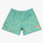 Splatter Youth Shorts - Teal