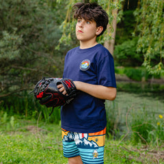 Boys of Summer Sunrise Youth Tee - Navy