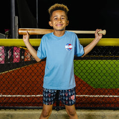 Cotton Candy Youth Tee - Light Blue