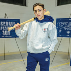 Blueprint BL Youth Hoodie - Heather Gray