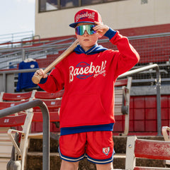 Classic BL Youth Hoodie - Red