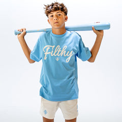 Filthy Youth Tee - BL Blue/Bone