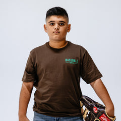 Authentic Youth Tee - Brown/Mint