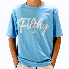 Filthy Youth Tee - BL Blue/Bone