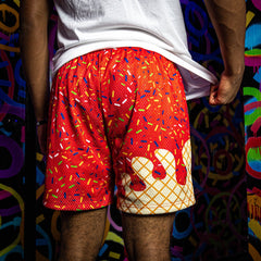 Ice Cream Youth Shorts - Cherry
