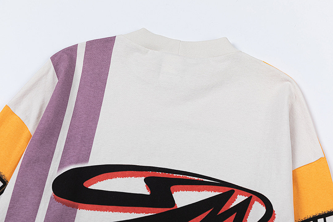 Saint Michael Graffiti Collage & Slogan Print Long Sleeve