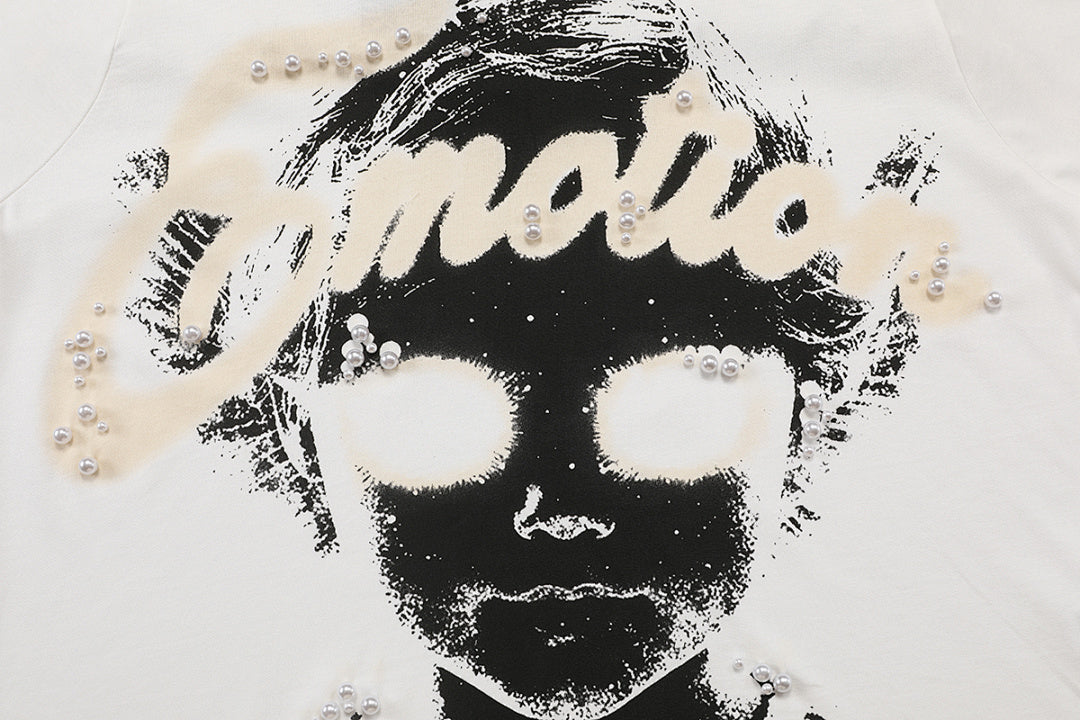 Mixed Emotion Cropped Graphic Tee