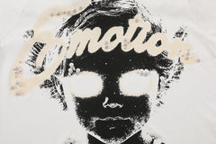 Mixed Emotion Cropped Graphic Tee