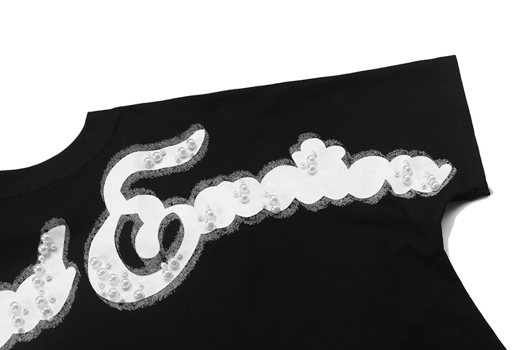 Mixed Emotion Cropped Graphic Tee