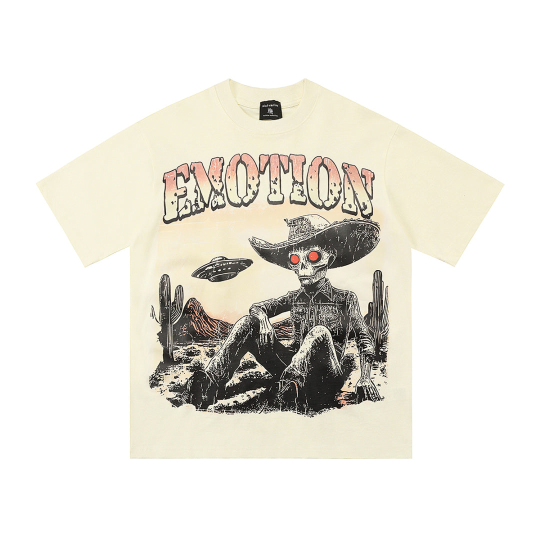 Mixed Emotion Illustrated Graphic Tee