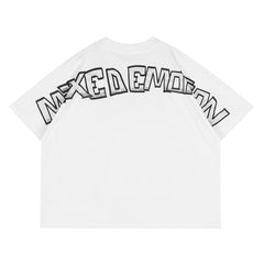 Mixed Emotion Skull Graphic Tee