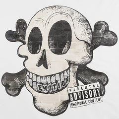Mixed Emotion Skull Graphic Tee
