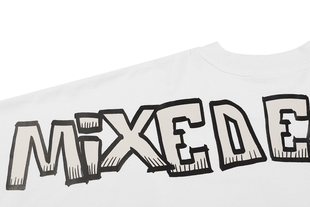 Mixed Emotion Skull Graphic Tee