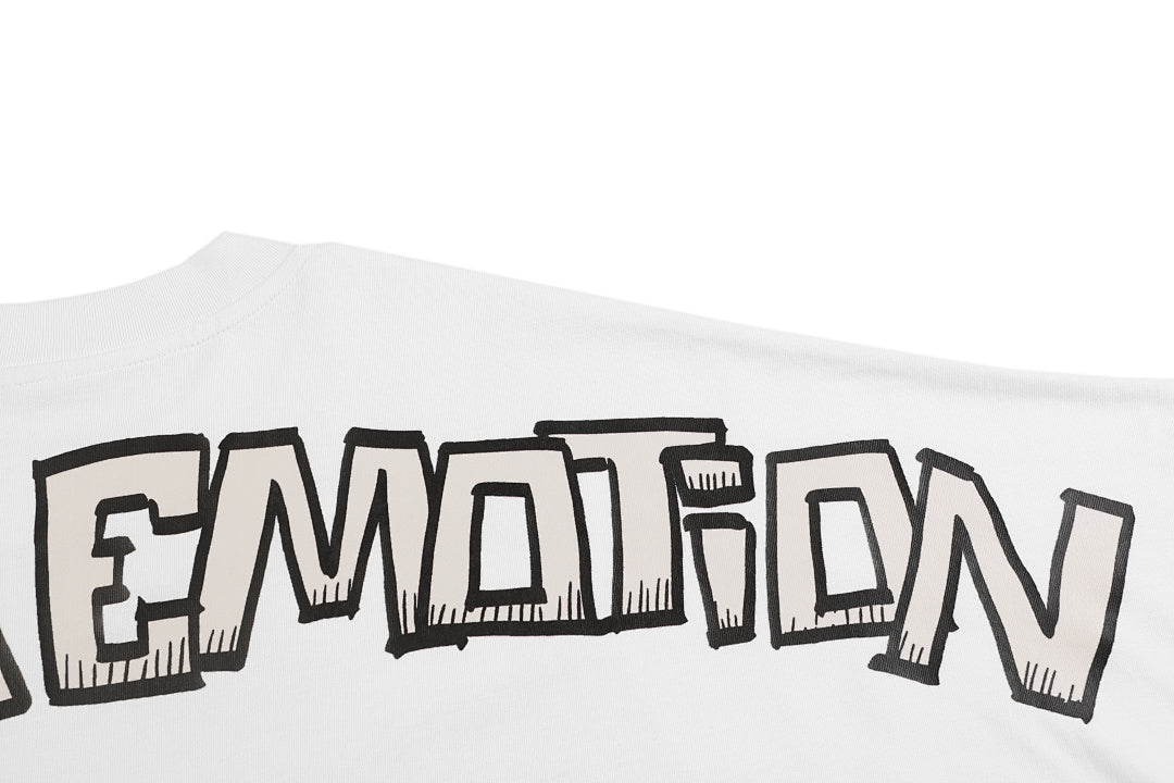 Mixed Emotion Skull Graphic Tee