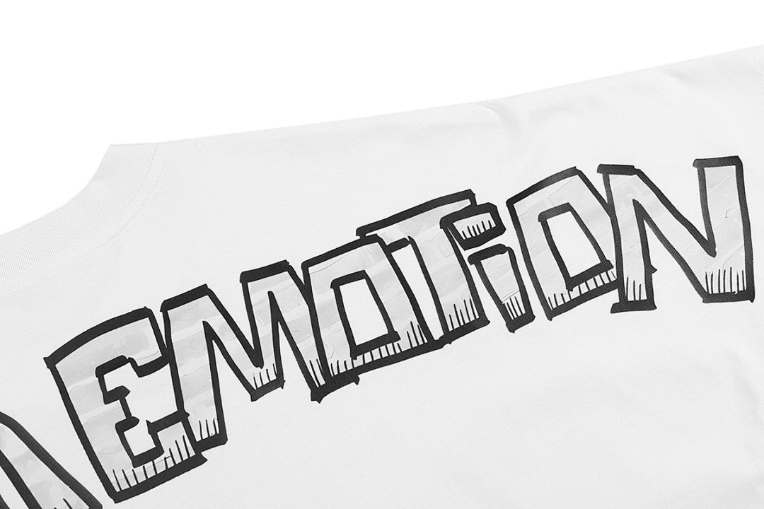 Mixed Emotion Skull Graphic Tee