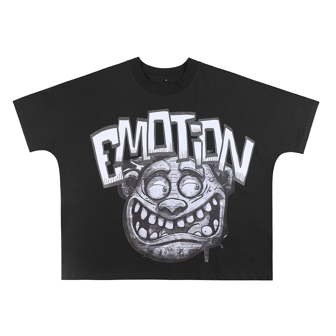 Mixed Emotion Skull Graphic Tee