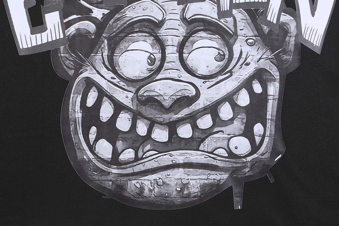 Mixed Emotion Skull Graphic Tee