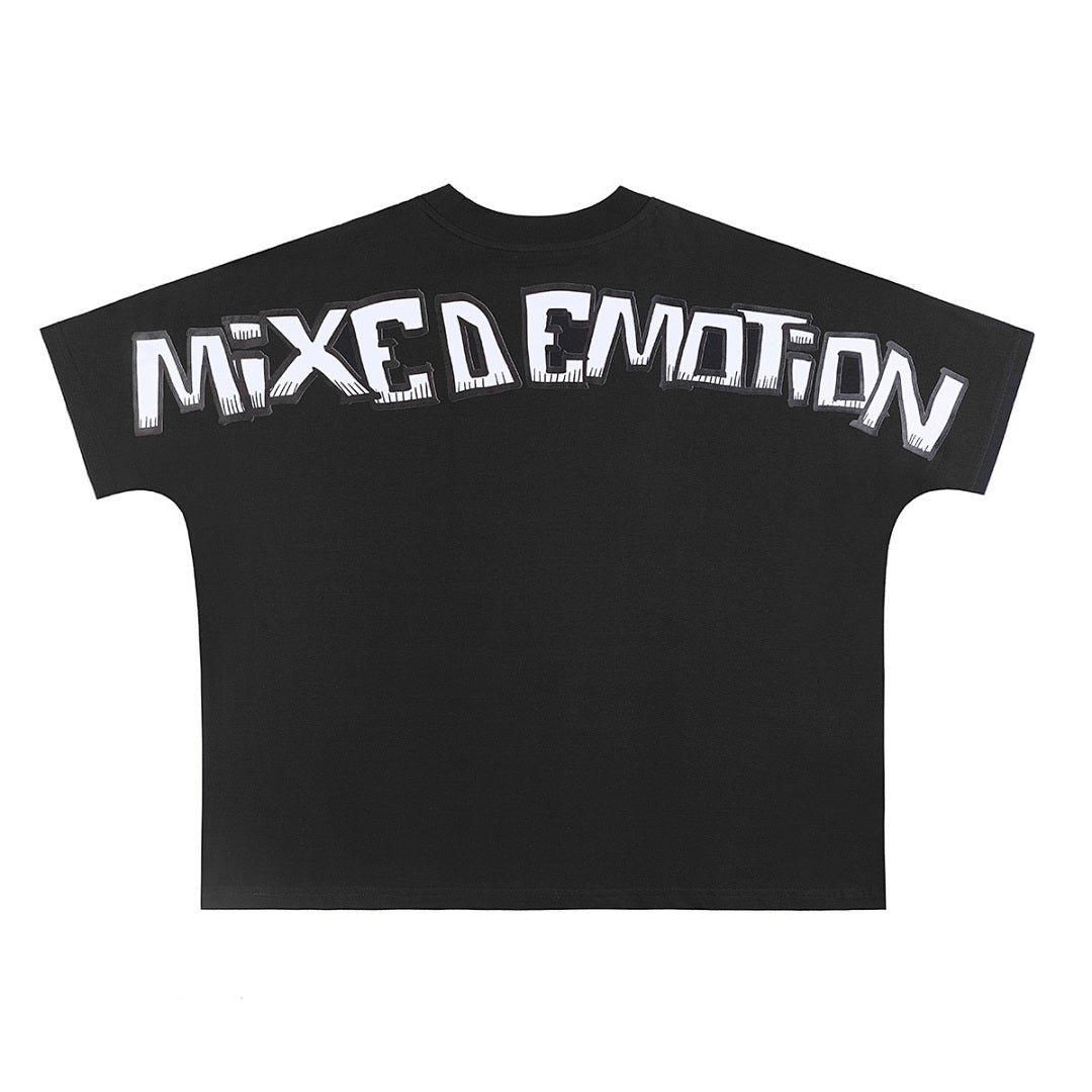 Mixed Emotion Skull Graphic Tee