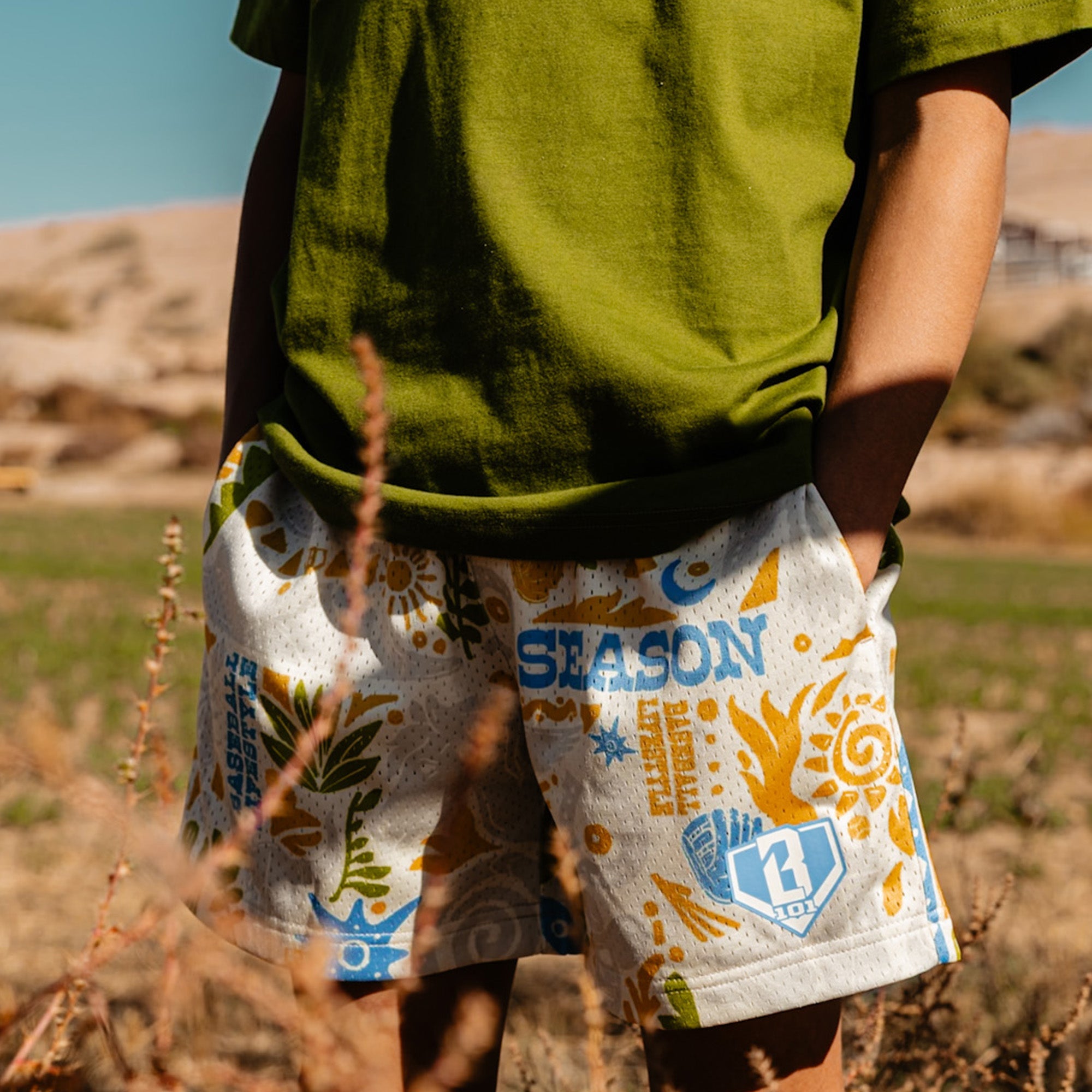 Cactus Curve Youth Shorts