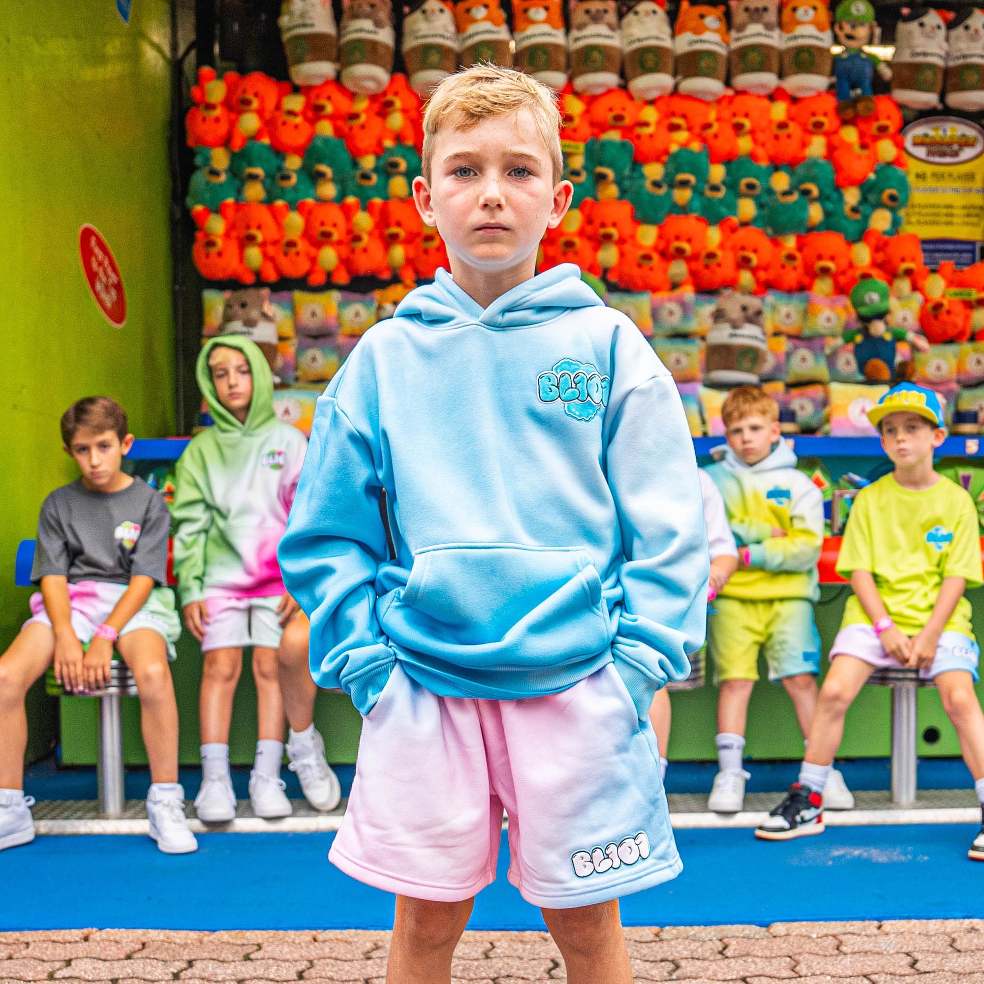 Cotton Candy Hoodie - Blueberry