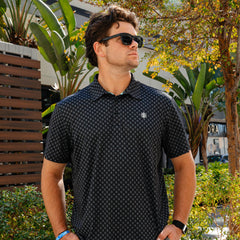 Pro Series Elite Polo - Black/Gray